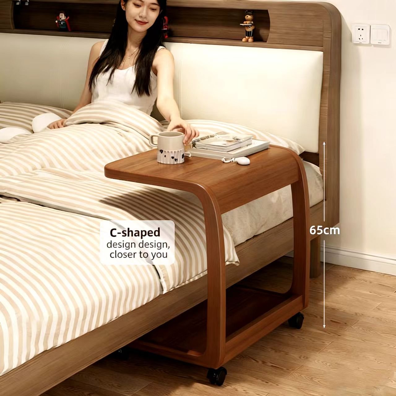 Simple bedside table